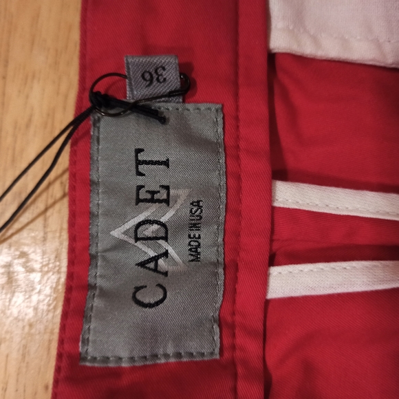 Cadet men's dress formal pants.  Size 34. Red color - Picture 2 of 8